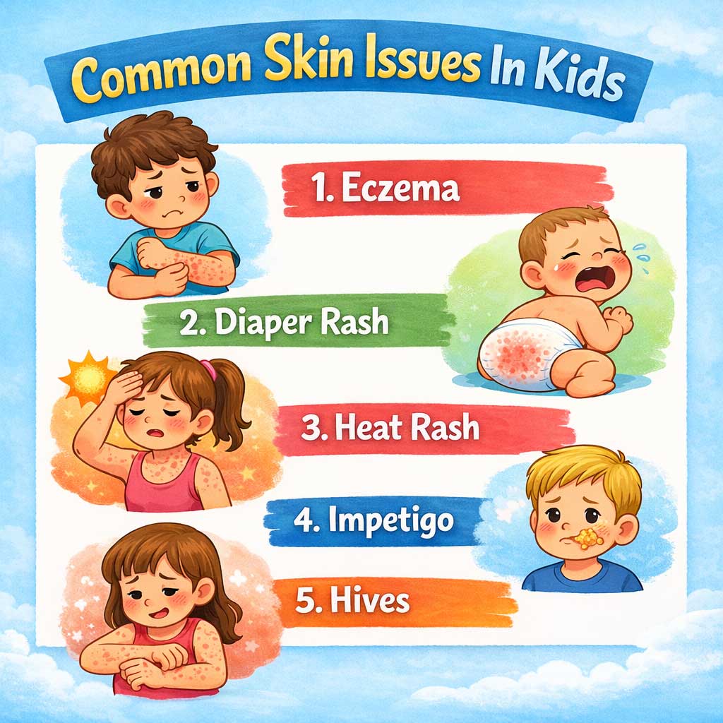 Common Skin Issues In Kids